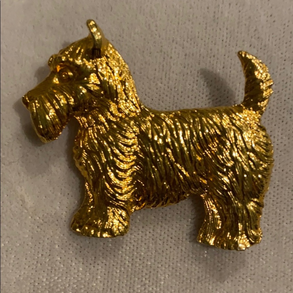 HOST PICK!  Goldtone Scottie Dog Pin or Brooch